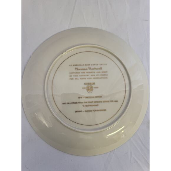 norman rockwell Collectors large plate - Picture 5 of 12